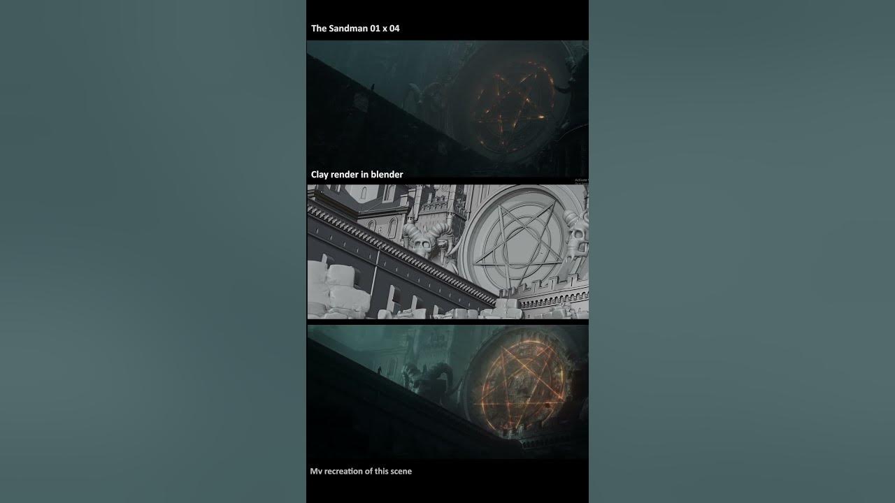The Sandman Gates of hell recreation in blender YouTube
