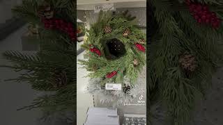 Athlete Statistics Mini trees and wreaths at Target for $5 and $10 respectively!