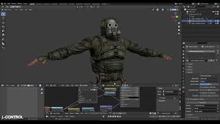 Blender - Anomaly - Basic setup for a human model showcase
