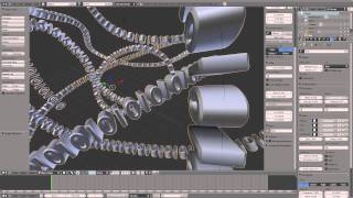 BLENDER / Array on Curve 1
