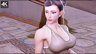 Future Juri x Nostalgia Chun-Li No HUD 4K CPU x CPU Street Fighter 6 MOD 20240520