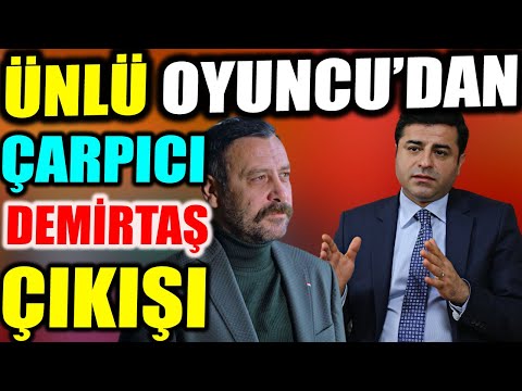 Ünlü Oyuncu'dan Selahattin Demirtaş Resti Aday O