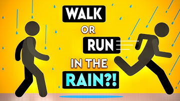 Should You WALK or RUN in the RAIN? DEBUNKED