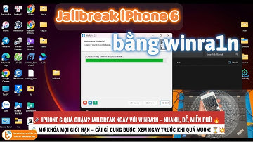 Cài Winra1n IPhone 6-Phương Pháp Jailbreak Phổ Biến Hiện Nay | Thành Trung Mobile #thanhtrungmobile