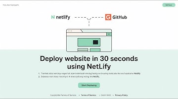 How to Deploy a Website in 30 Seconds with Netlify