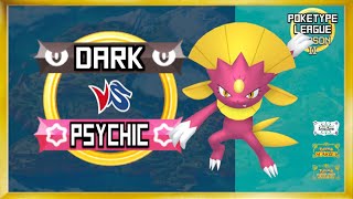 DARK TYPES vs PSYCHIC TYPES | Round 01: PokeType League 02