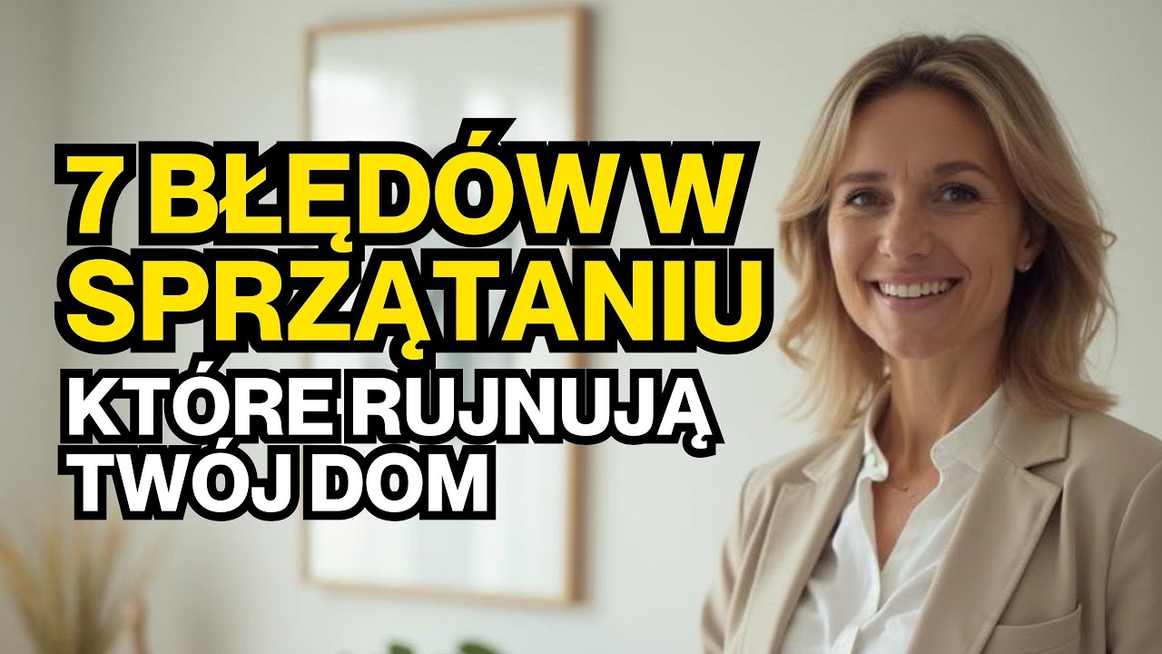 7 Błędów w Sprzątaniu, Które Popełniasz i Które Brudzą Twój Dom Jeszcze Bardziej