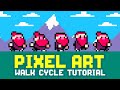 Easy Pixel Art Walk Cycle Tutorial