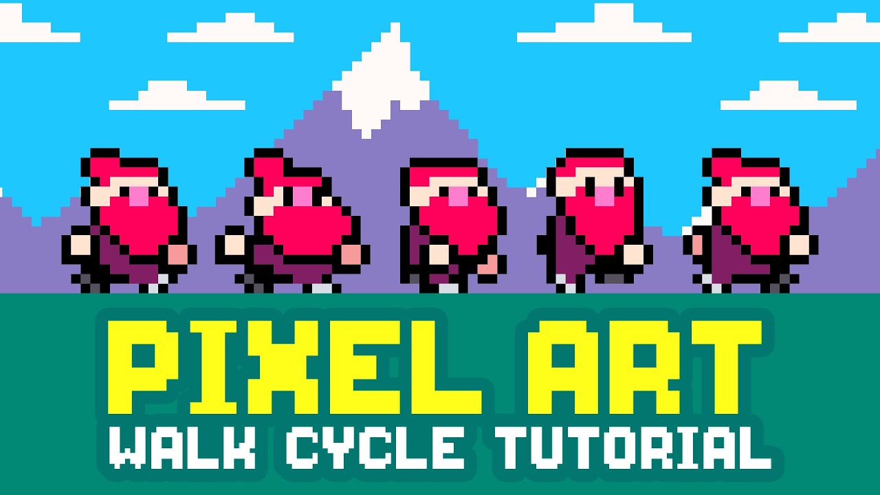 Pixel Art Walk Cycle