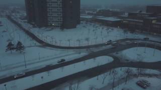 Drone in the Snow - UB   [4k HD]