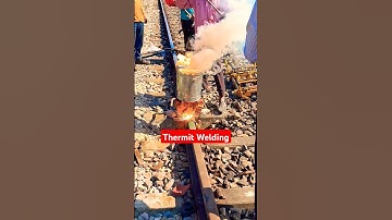 Thermit Welding #thermitwelding #railjoint #destressing #railwork #railway #indianrailways #thermit