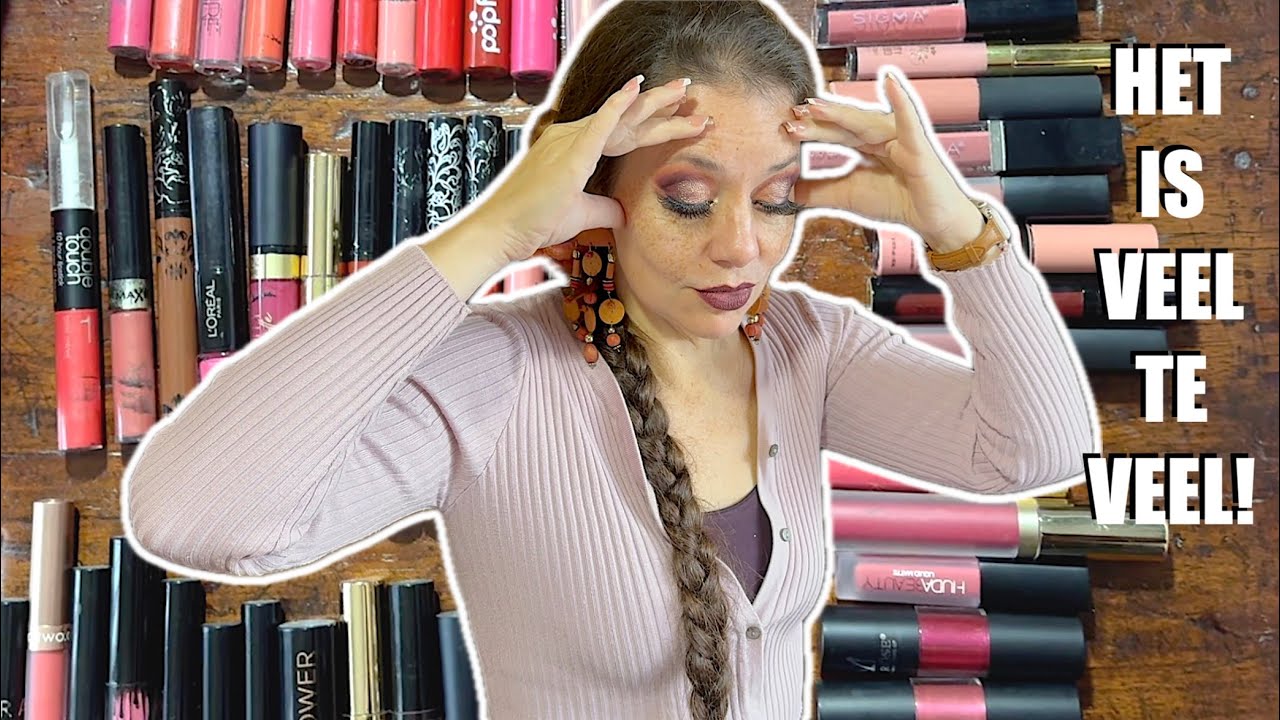 BRUTE LIQUID LIPSTICK DECLUTTER | Van 70 naar bijna de helft! - YouTube