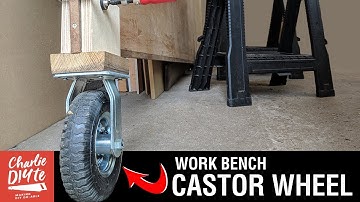 How to Make a Castor Wheel for Folding Work Bench: Video #2 of 5