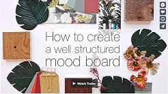 How to create a well structured mood board | Make professional and creative mood boards 