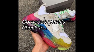 balenciaga rainbow triple s