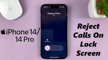 iPhone 14/14 Pro: How To Reject Incoming Call From Lock Screen