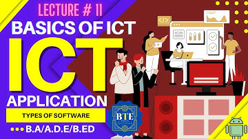 Basics Of ICT | Application Software | Lecture 11 | AIOU | #5403 #1431 #360 | BTE
