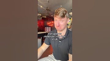 Irish tries Guinness in America…🤣 #irish #pub #la