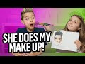 Piper Rockelle Does My MakeUp Ft. James Charles Palette  Kiss?