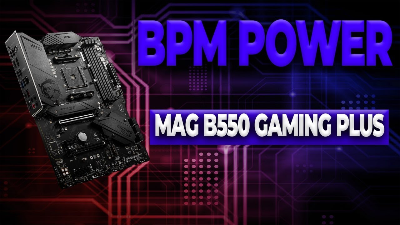 MSI MPG B550 Gaming Plus, unboxed overview - YouTube