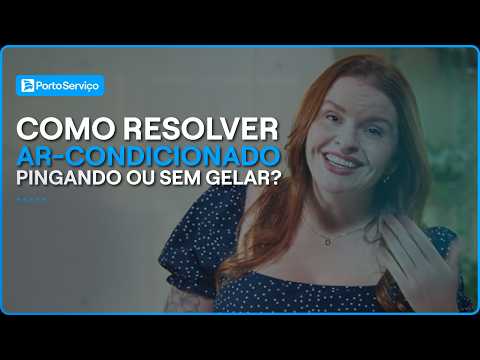 Ar-condicionado pingando ou sem gelar? A Porto resolve! Conheça o Porto Serviço.