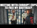 Meeting with corrupt cops to free my brother  gta rp  grizzley world whitelist