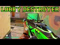 Destroying a FULL RADIANT Lobby - Valorant