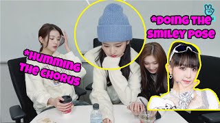 YUJIN and WONYOUNG secretly promoting YENA's debut song [SMILEY]