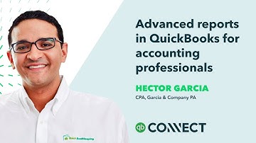 Advanced reports in QuickBooks for accounting professionals