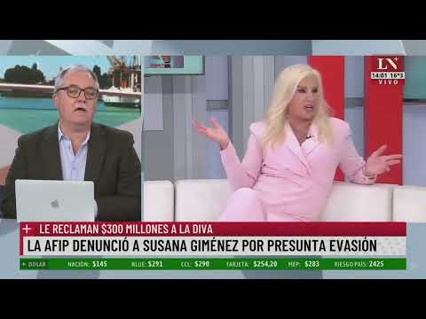 La AFIP denunció a Susana Giménez por evasión fiscal y le reclama $300 millones