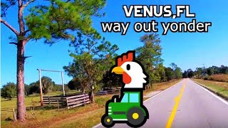 Driving Thru Venus,Florida - Country Roads