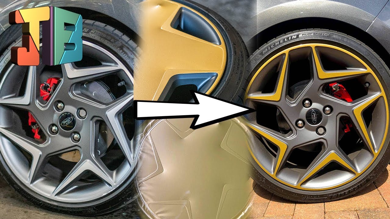 How to VINYL WRAP your ALLOY WHEELS at home (DIY 🔧) YouTube