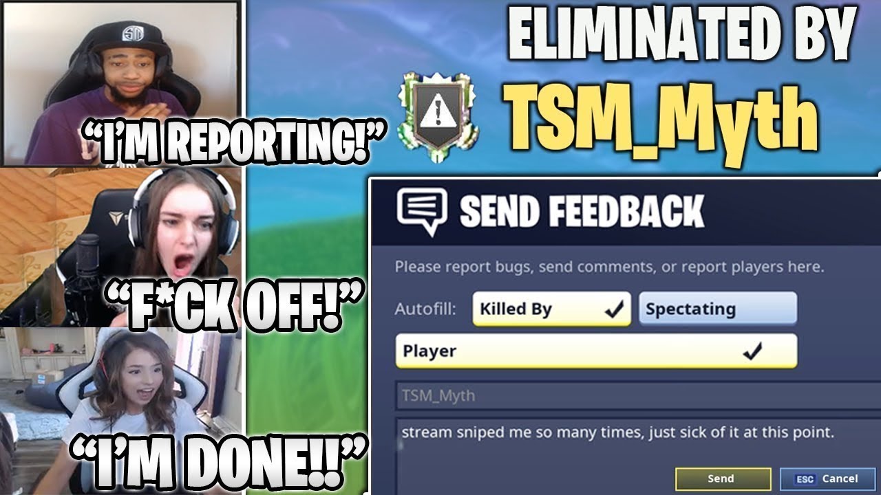 [NEW] TSM MYTH GETS REPORTED FOR STREAM SNIPING - FORTNITE MOMENTS (FORTNITE FUNNY & BEST MOMENTS)