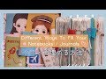 Different Ways To Fill Your Notebooks & Journals ( ノートを埋める方法 ) | Rainbowholic 🌈