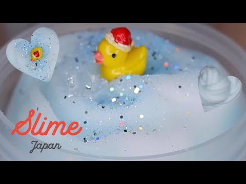 【ASMR】DUCK on ice ?❄️【スライムジャパン】〜ふわしゅわアイシースライム〜