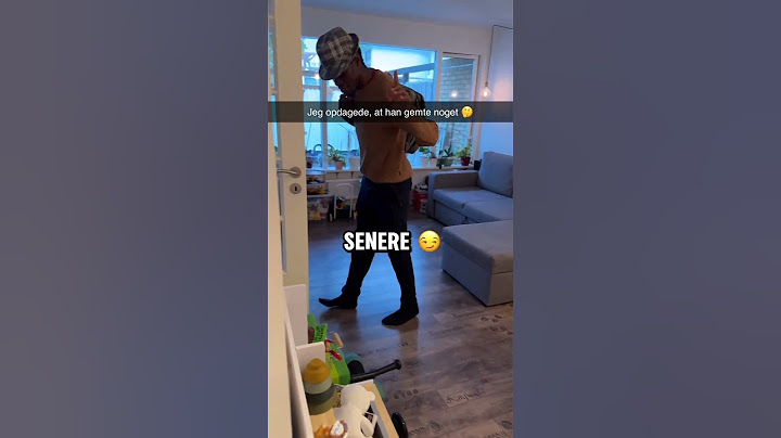 Jeg tog min kæreste i at gemme noget…