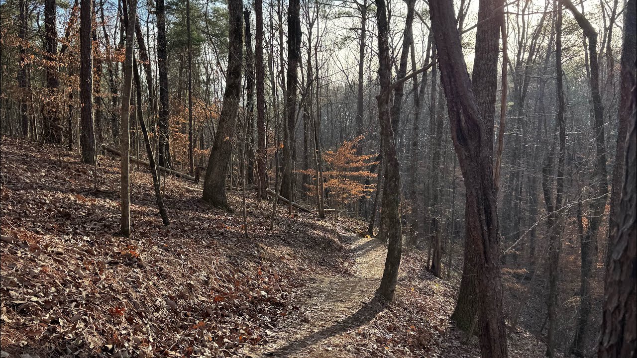 Hiking Double Oak Mountain Park