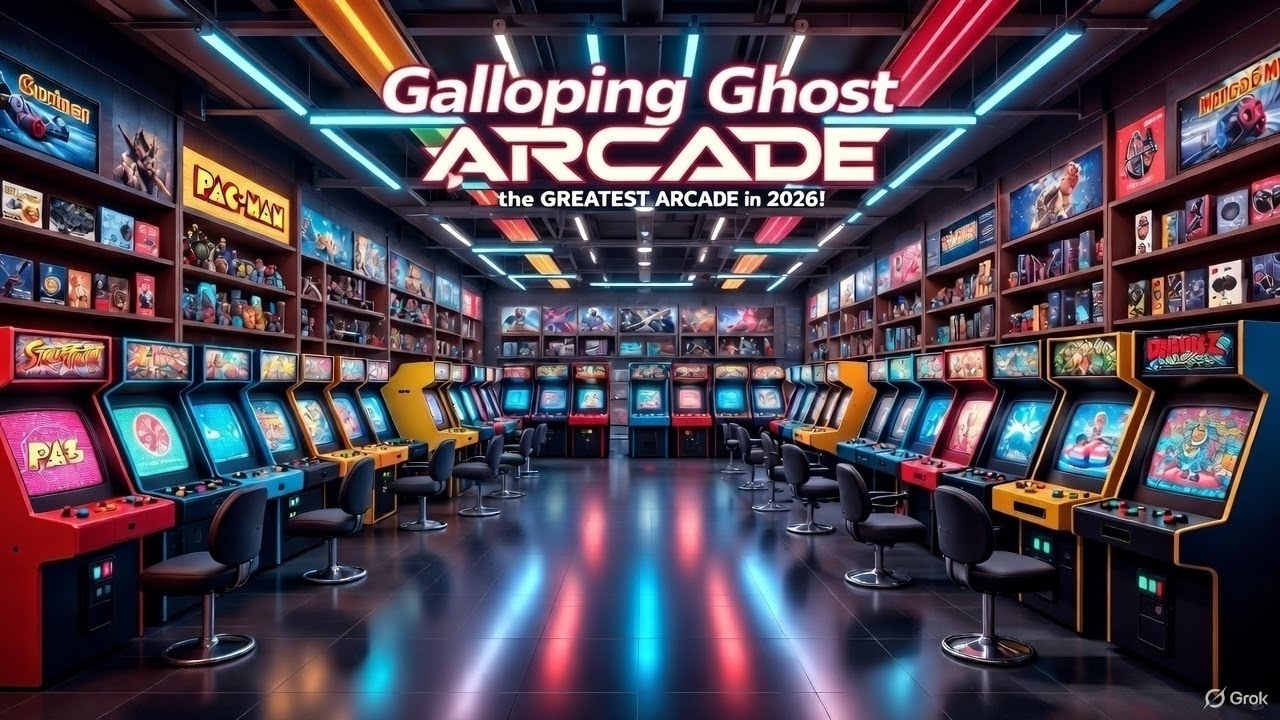 I LOVE this VIDEO GAME arcade and there's NOTHING ELSE LIKE it ANYWHERE IN THE WORLD-PROVE ME WRONG!