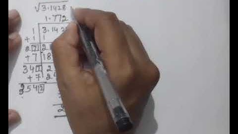 Sq root of 3.1428 and Sq root of 0.31428