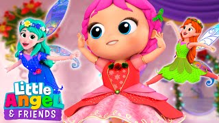 Princess Jill Dances with Magical Fairies + Girls Princess Stories | @LittleAngel \& Friends Songs