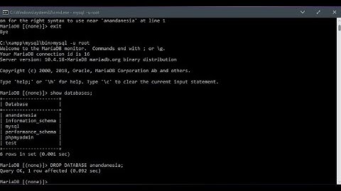 Cara Membuat Database MySQL + CRUD di Command Prompt CMD