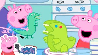 the finger family song with georges dinosaur peppa pig nursery rhymes and kids songs