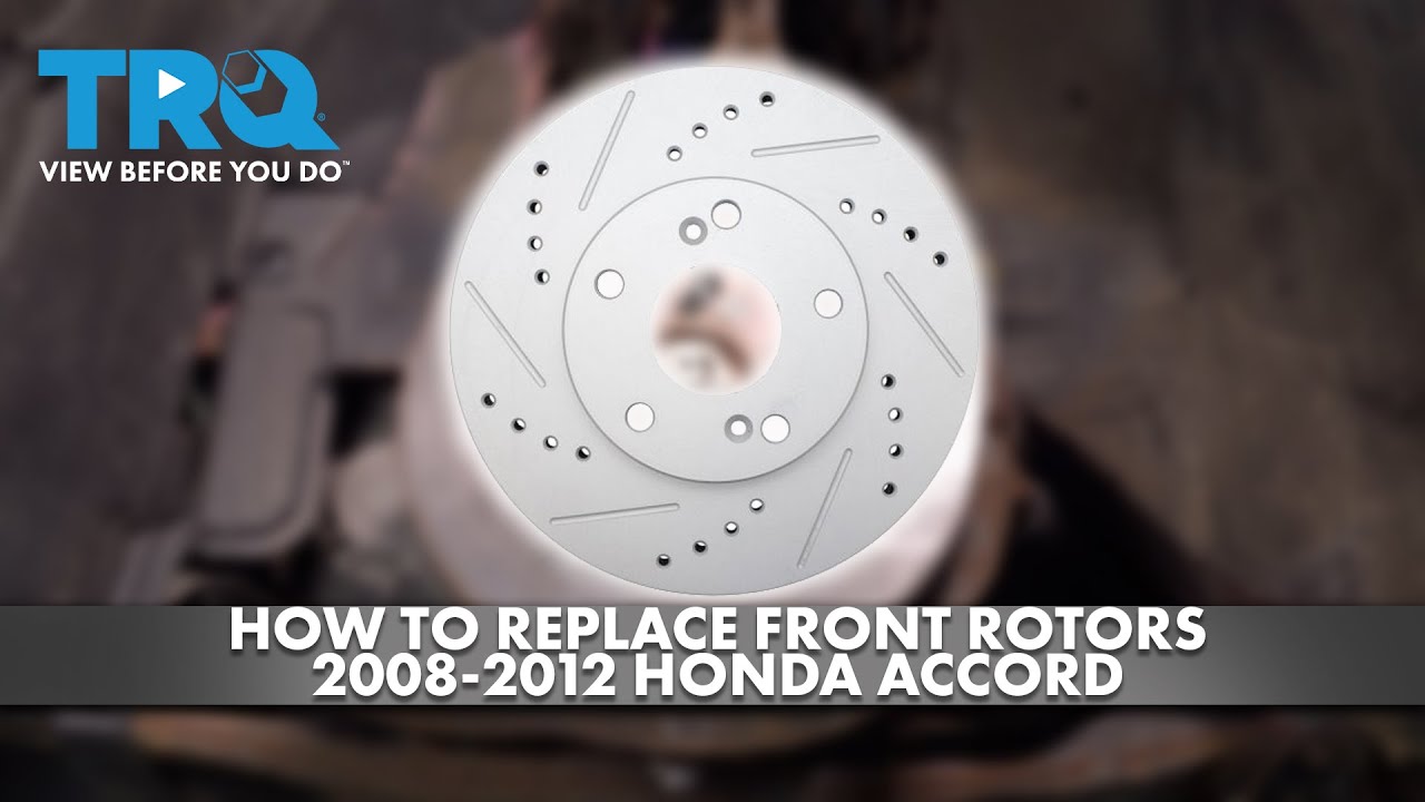 How to Replace Brake Rotors 2008-2012 Honda Accord | 1A Auto