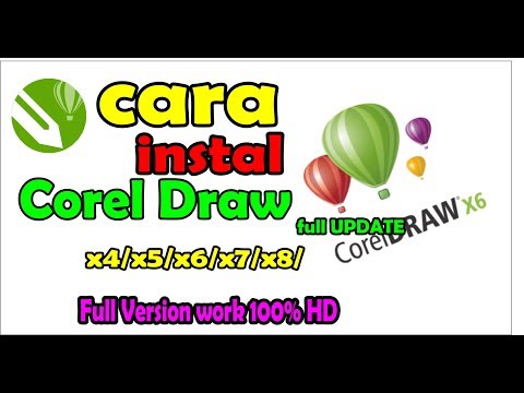 cara  instal CorelDraw xFull Version work 100%