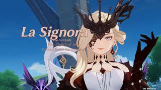 Genshin Impact - La Signora attacks Venti [ English Version ] NM Gaming Central