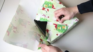 Japan gift wrapping hack modified to use no tape. original video
explained: https://youtu.be/bqm8kkp-3oo video:
https://youtu.be/fh_rg6e4sy8 the gif...