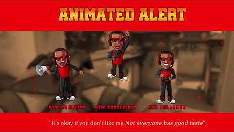 Epic Design of Animated Alert for Twitch Youtube Facebook Stream Now