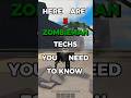 3 ZOMBIEMAN TECHS YOU NEED TO KNOW.