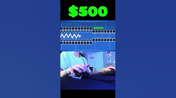 Geometry Dash: $1 Vs $100,000 Challenge! #shorts