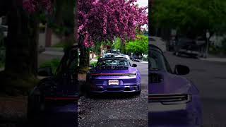 "She Matched The Porsche"😭💜 #car #viral #edit #fyp #porsche #shorts